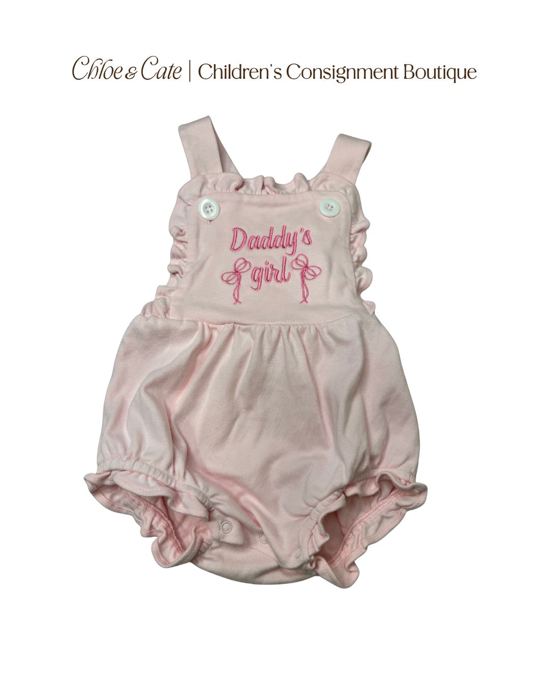 Girls Daddys Girl Knit Sunsuit 18m