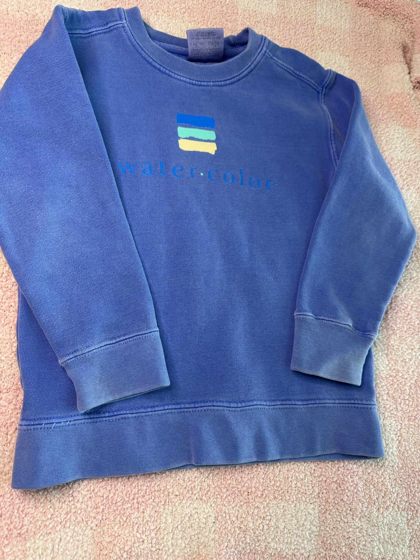 Unisex Comfort Colors Watercolor Sweatshirt XS