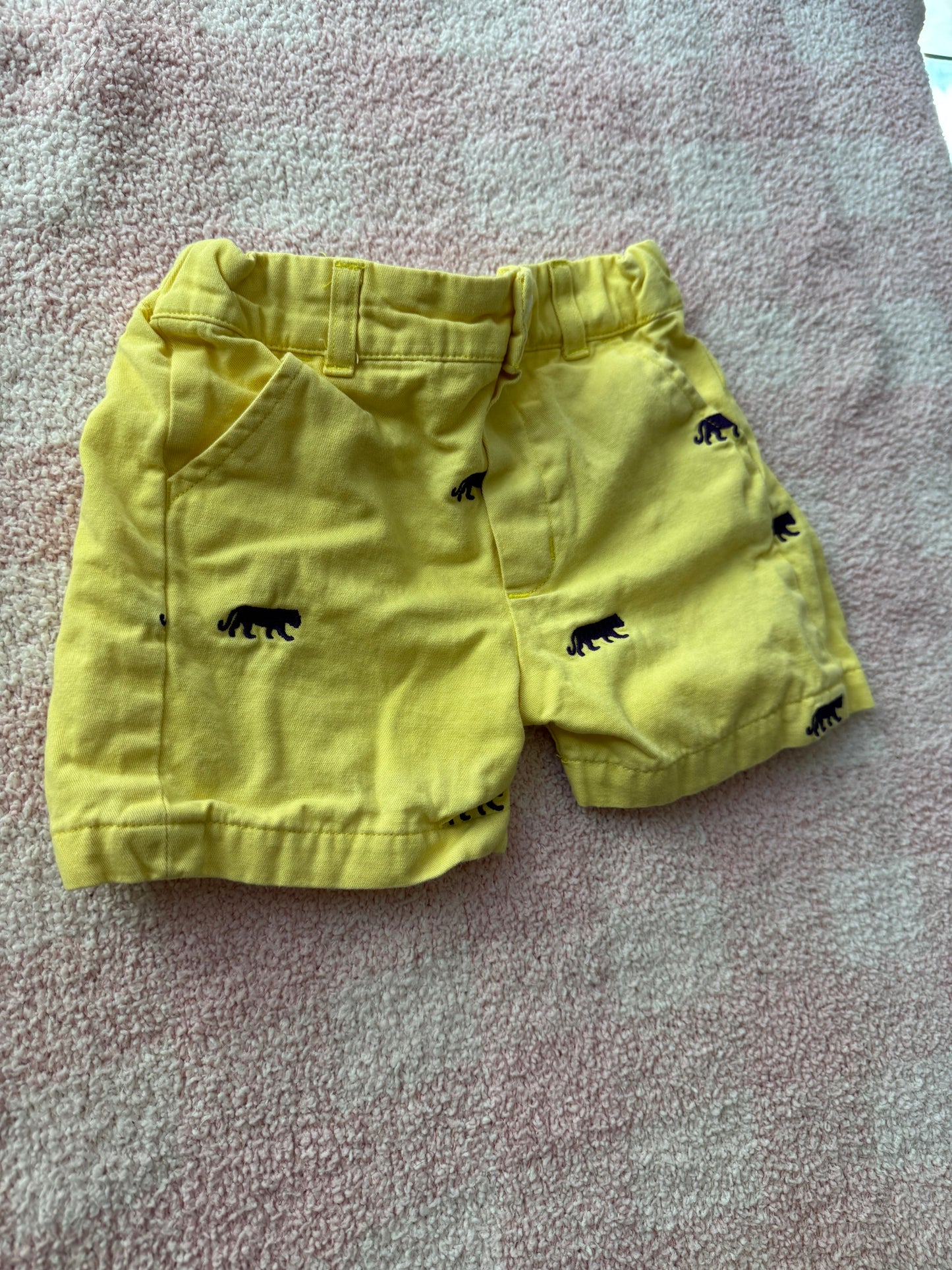 Little Louanne tiger shorts 18 months