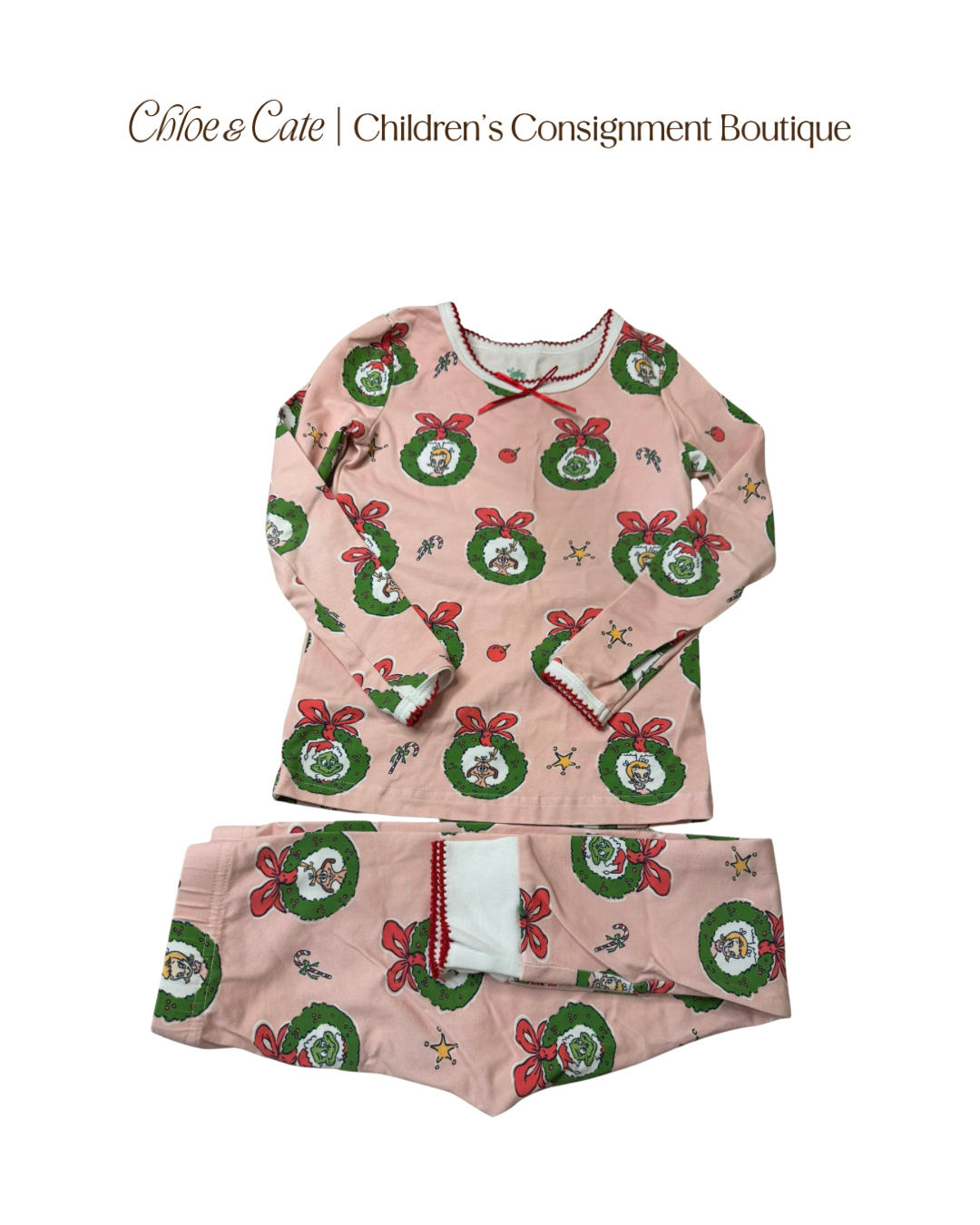 Girls Shrimp and Grits Cindy Lou Pjs Size 4T