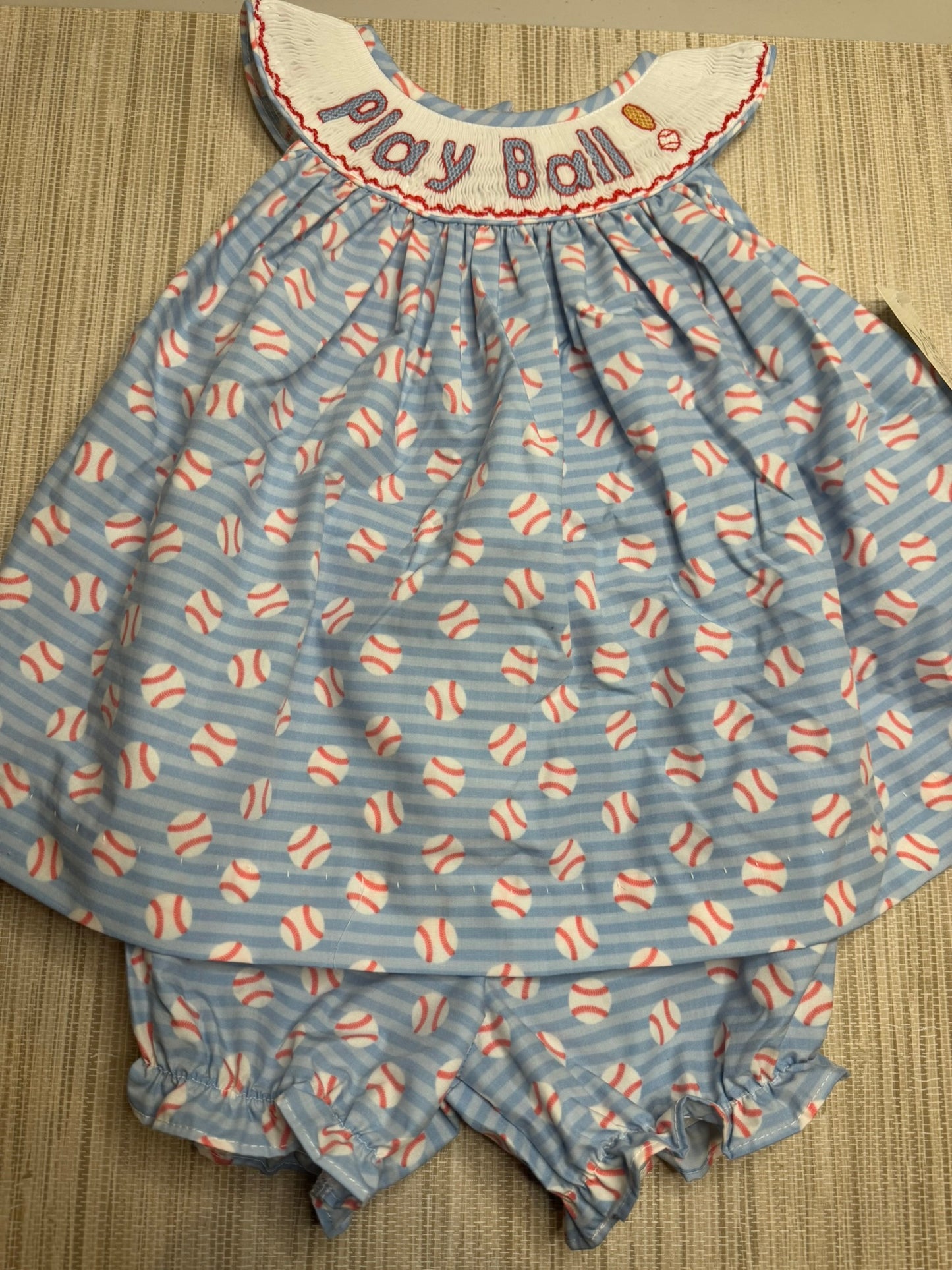 Girls Play Ball Elizabeth Ann Set 2T