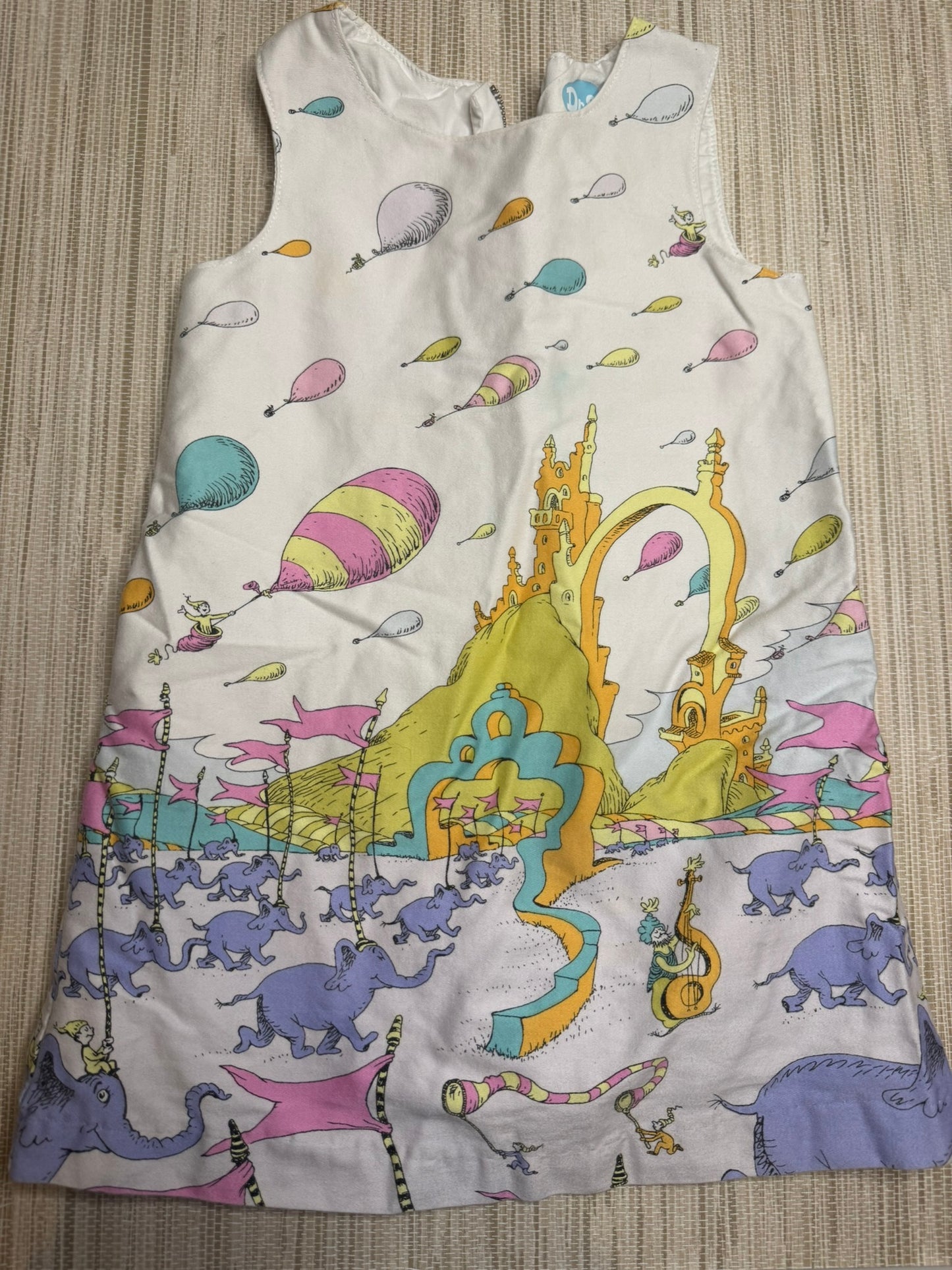 Girls Dr. Seuss "Oh The Places You'll Go" Dress 2T