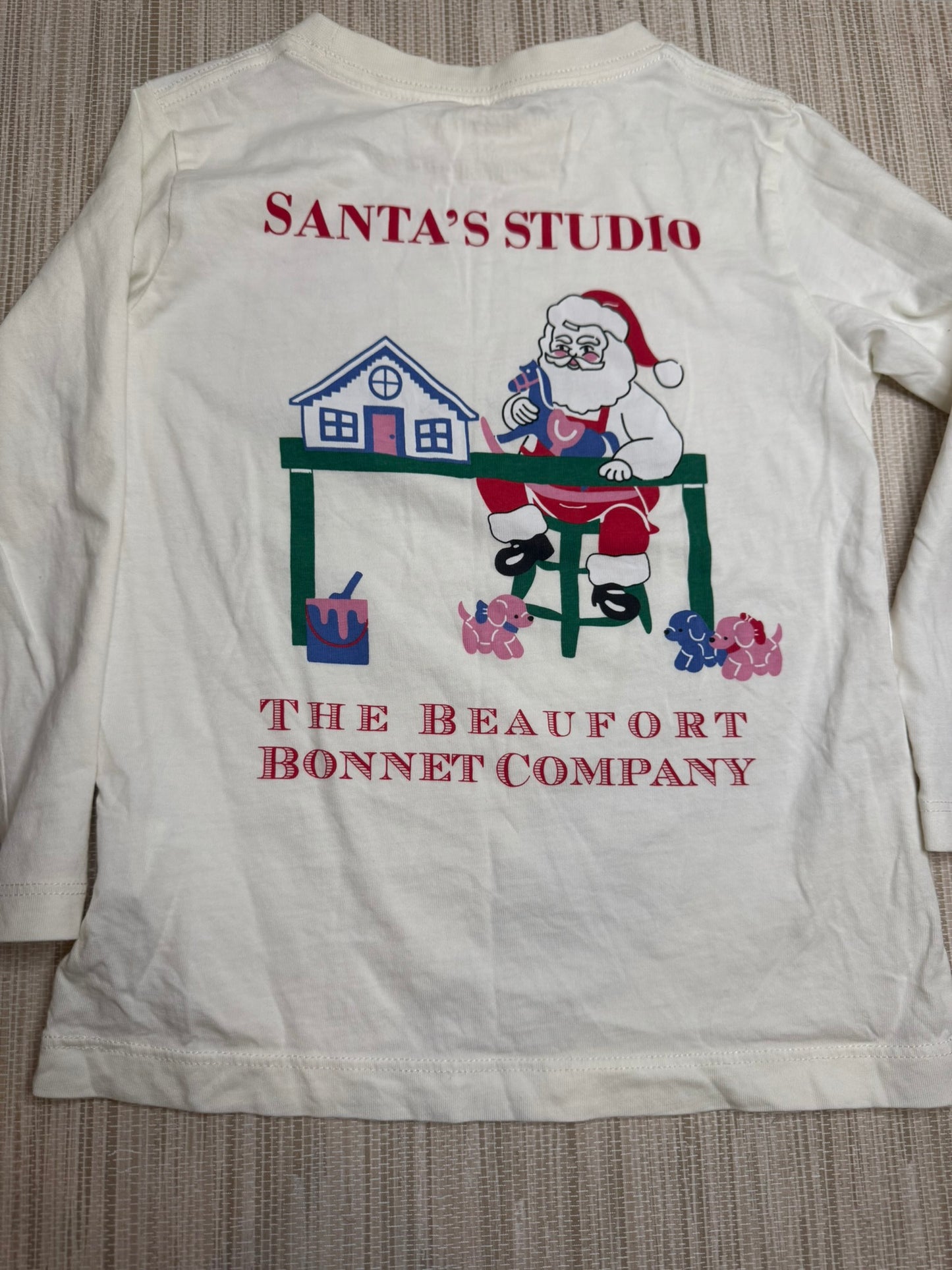 Boys TBBC Santa's Workshop Tee Size XS