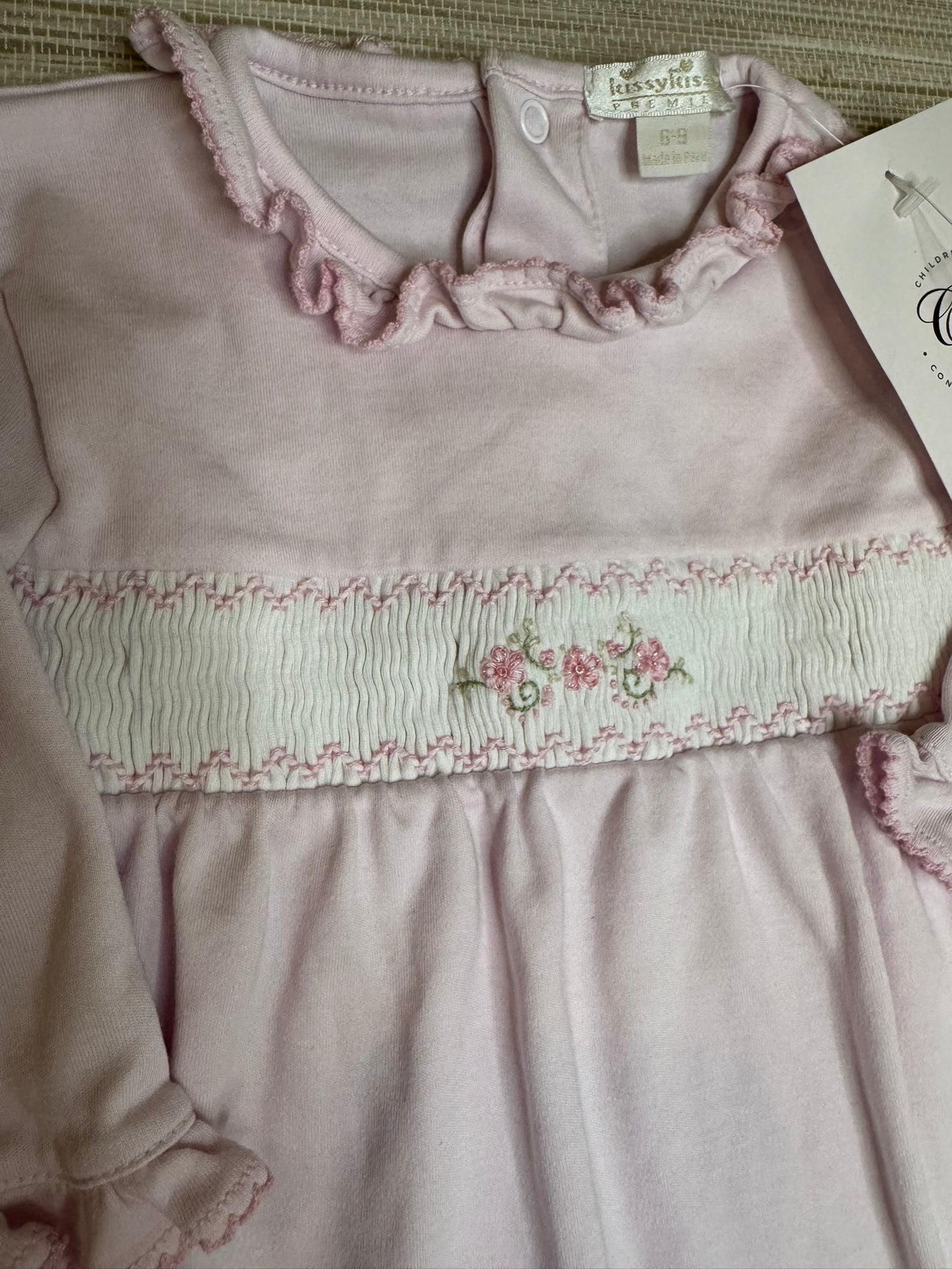 Girls Kissy Kissy Premier Footie 6-9M