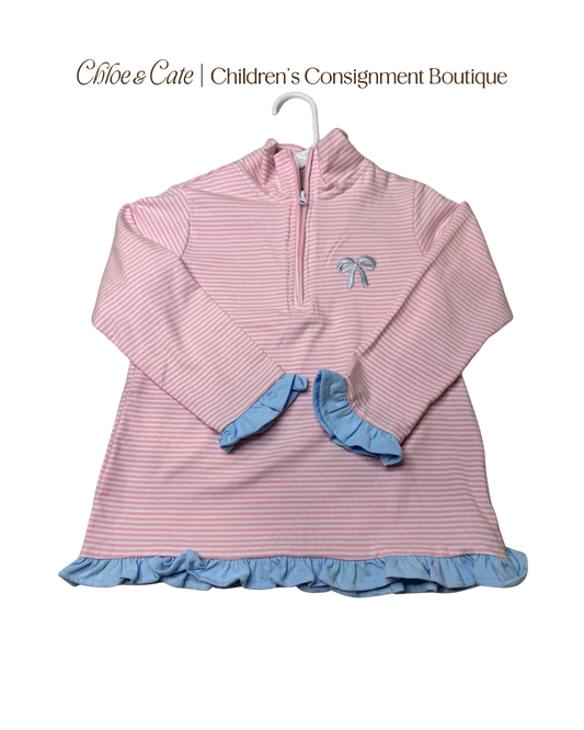 Girls Itsy Bitsy Knit Quarter Zip Size 3
