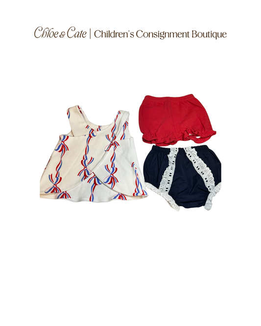 Girls The Beaufort Bonnet Swing top Top 3T , Shorts and Bloomers