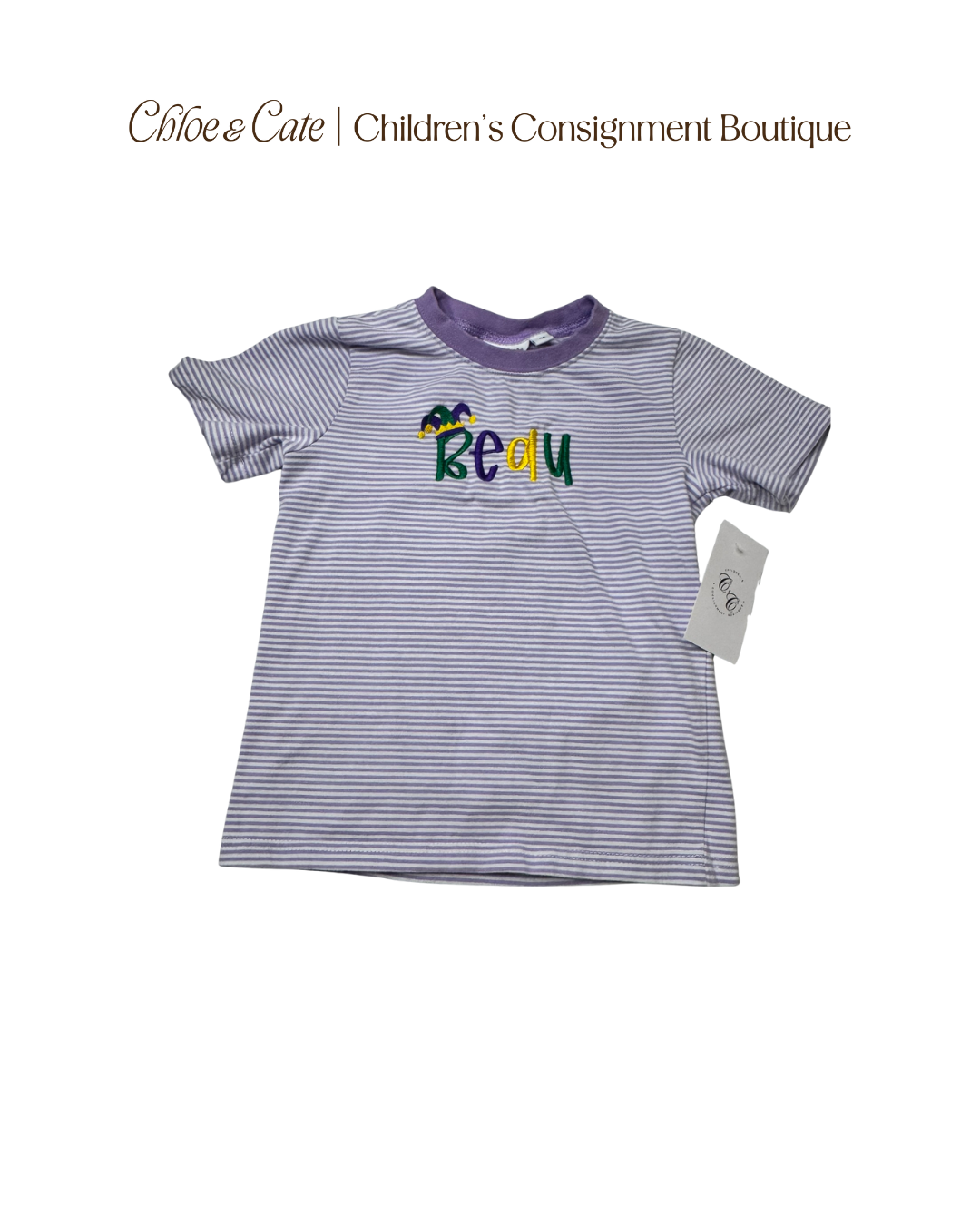 Boys Bayou Blanks Custom Tee "Beau" 4T