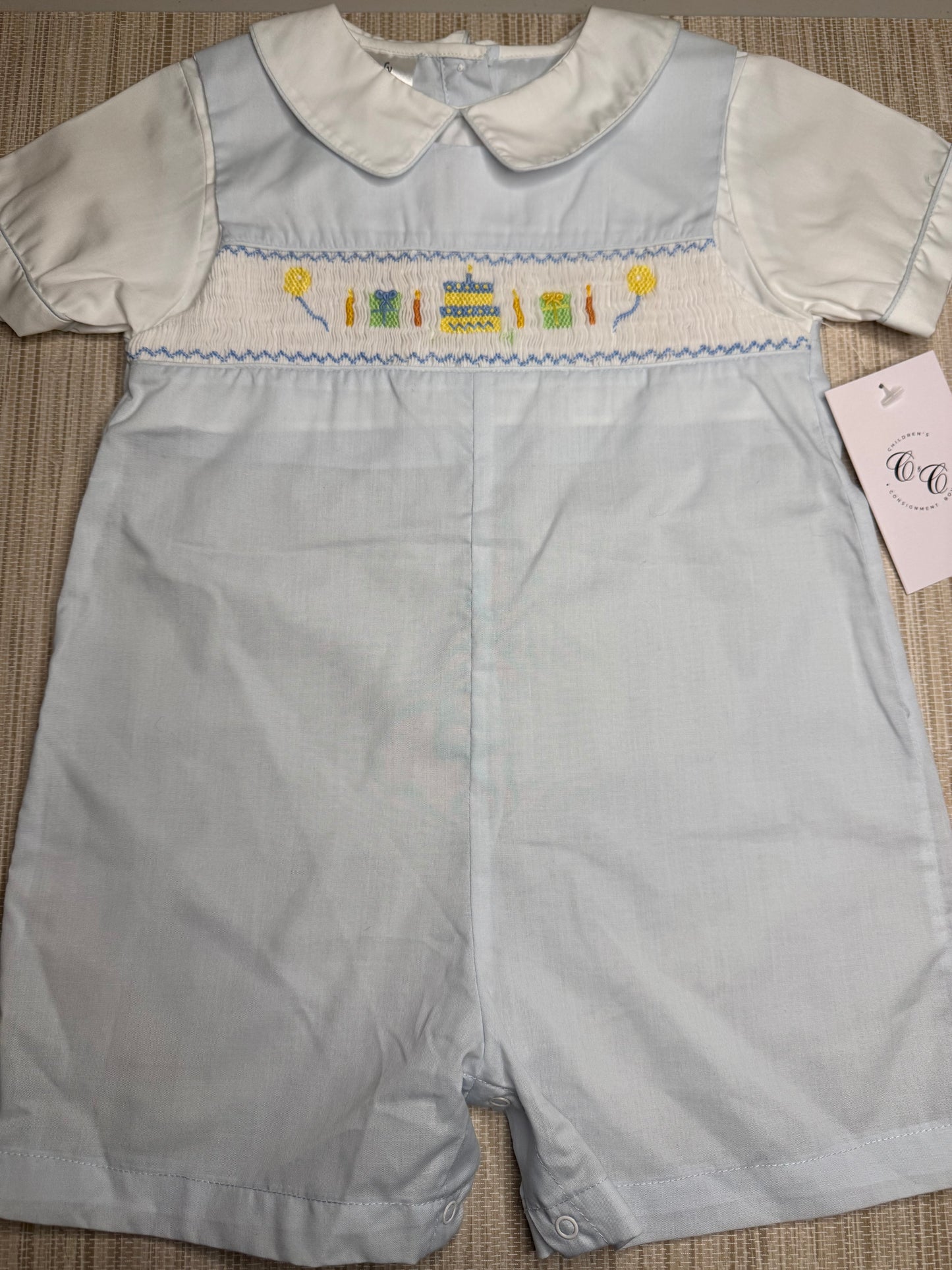 Boys Simply Smock Birthday John John 24m