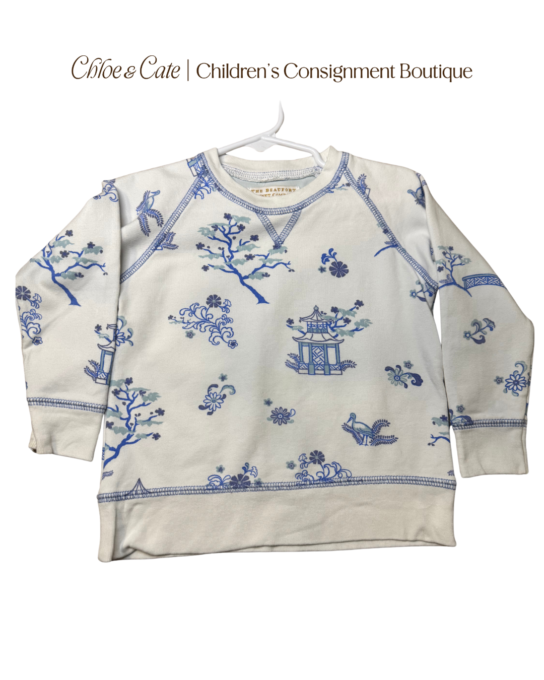 Girls The Beaufort Bonnet Co Cassidy Comfy Crewneck 3T