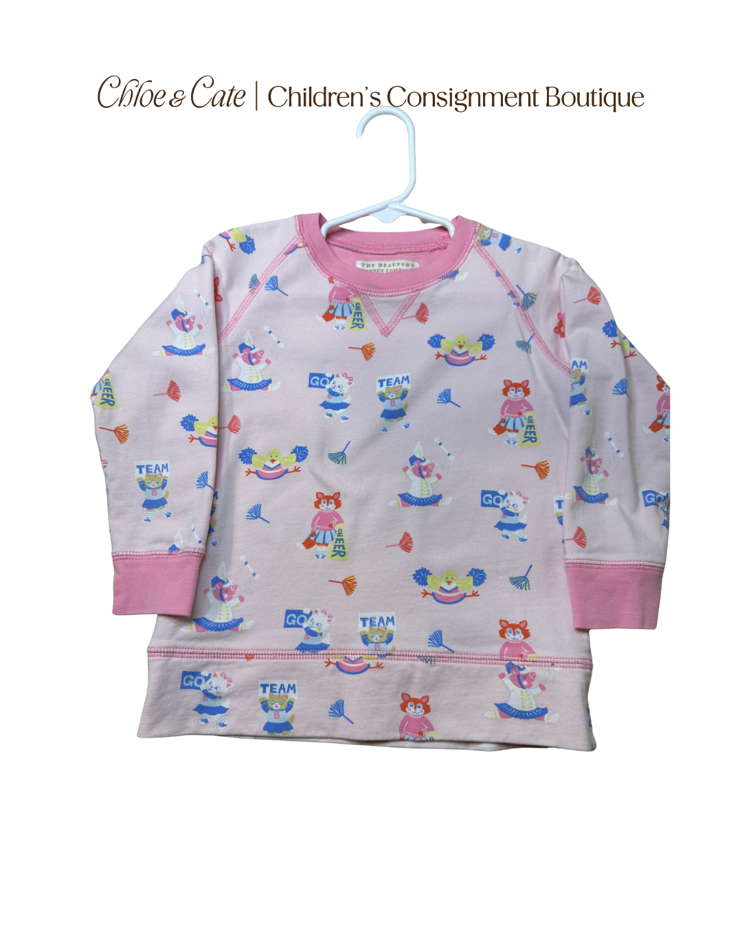 Girls The Beaufort Bonnet Co Cassidy Comfy Crewneck 3T