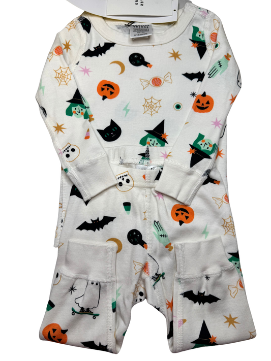 Boys Goodnight, Spooky Nights 🎃 PJs by Smaller Things Size 6-12 m