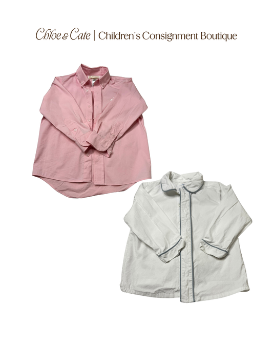 Boys TBBC Dean's List Dress Shirt and Henry Duvall Shirt 2T