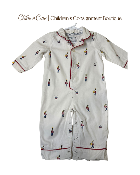 Boys Petite Plum Nutcracker Pjs 6-12 Months