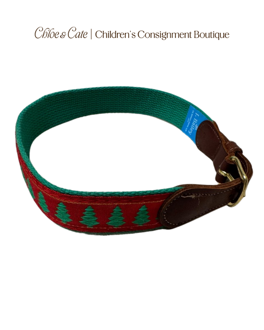 Boys J.Bailey Christmas Belt Size 20