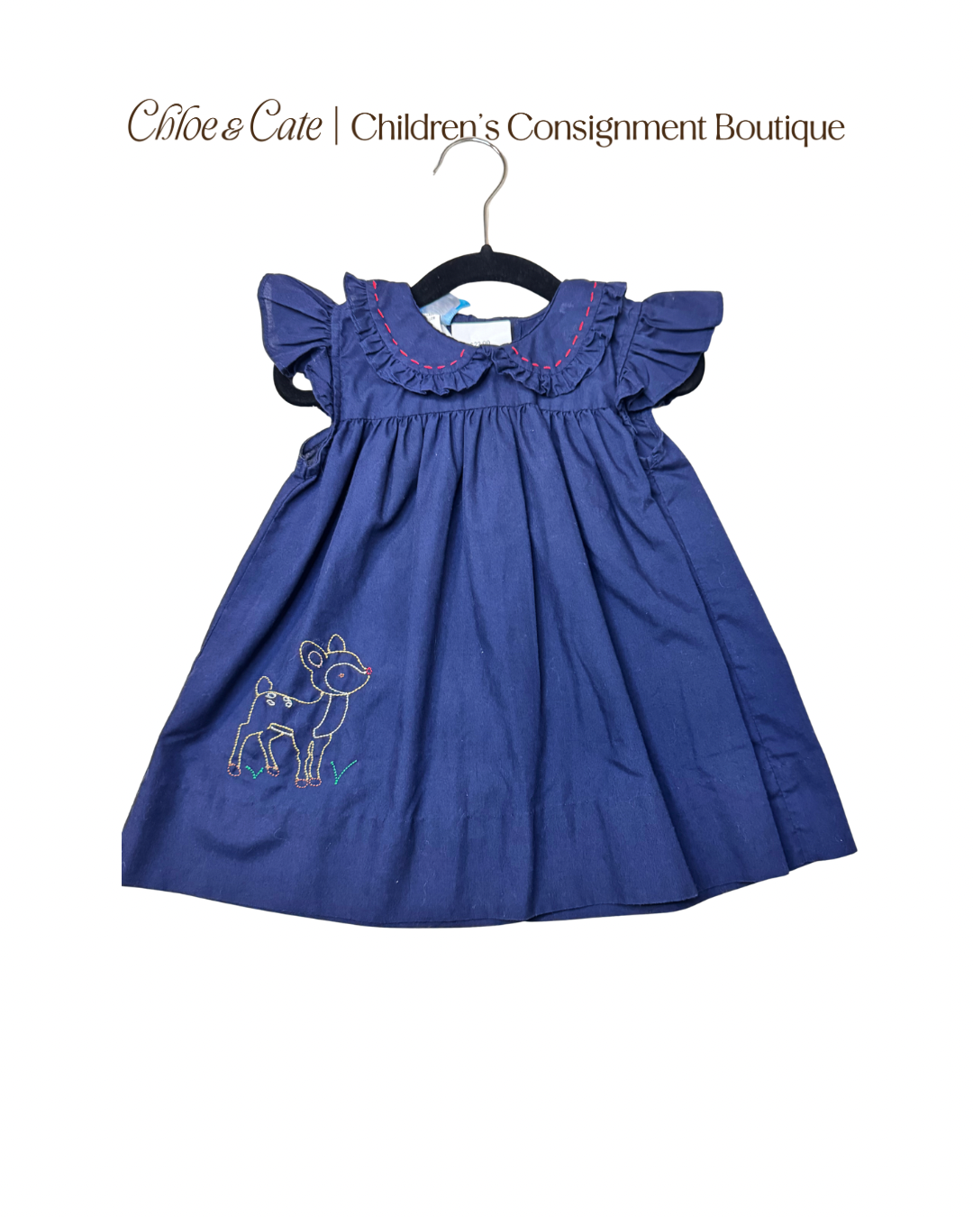 Girls Krewe Reindeer Dress Size 12 Months