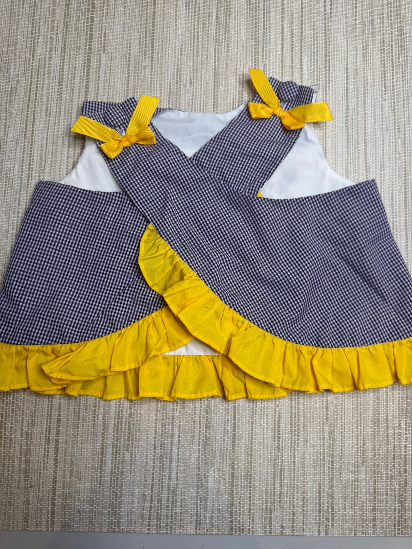 Girls Krewe Tiger Smocked Top 2T