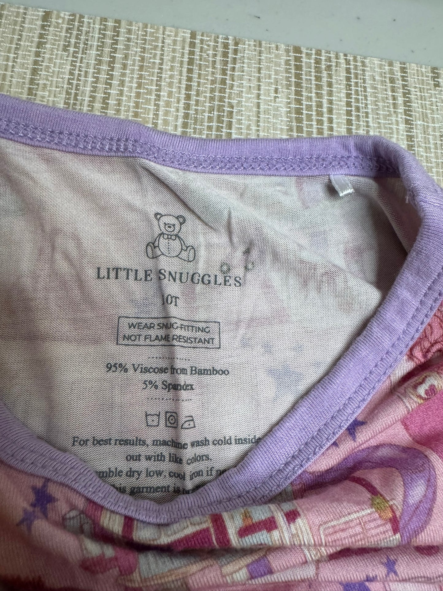 Girls Little Snuggles Pjs 10T