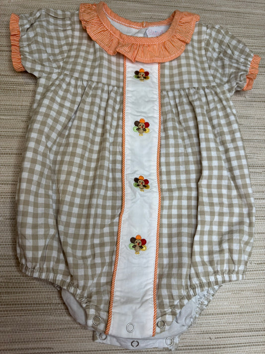 Girls Smocking Bird Bubble Size 18 Months