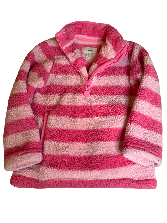 Girls Joules Fleece Quarter Zip Size 5