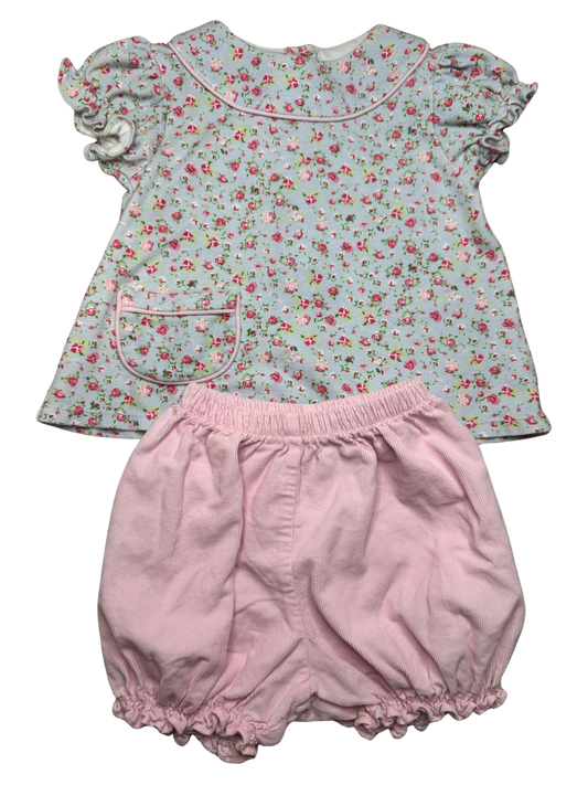 Girls Lullaby Set Top and Cord Short Set Size 3T