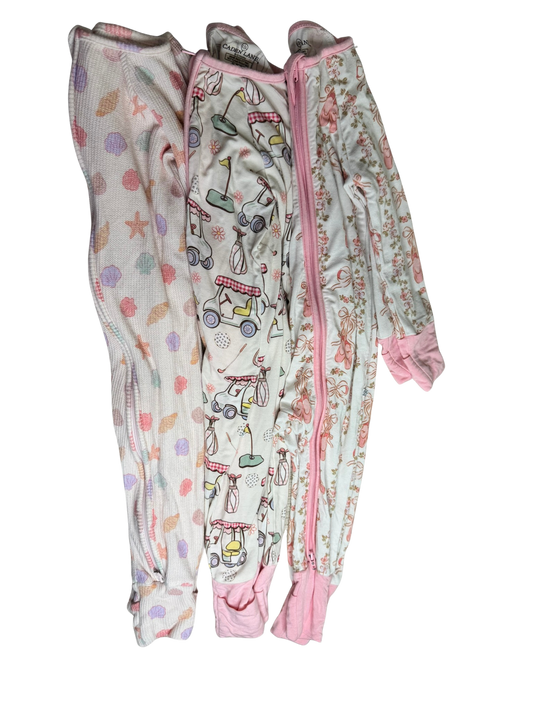 Girls Bamboo Pj Bundle (3) 6-12 Months