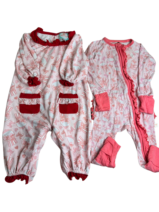 Girls The Smocked Flamingo Bundle 3-6 Months