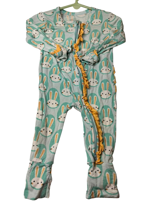 Girls Bunny Pjs 6-12 Months