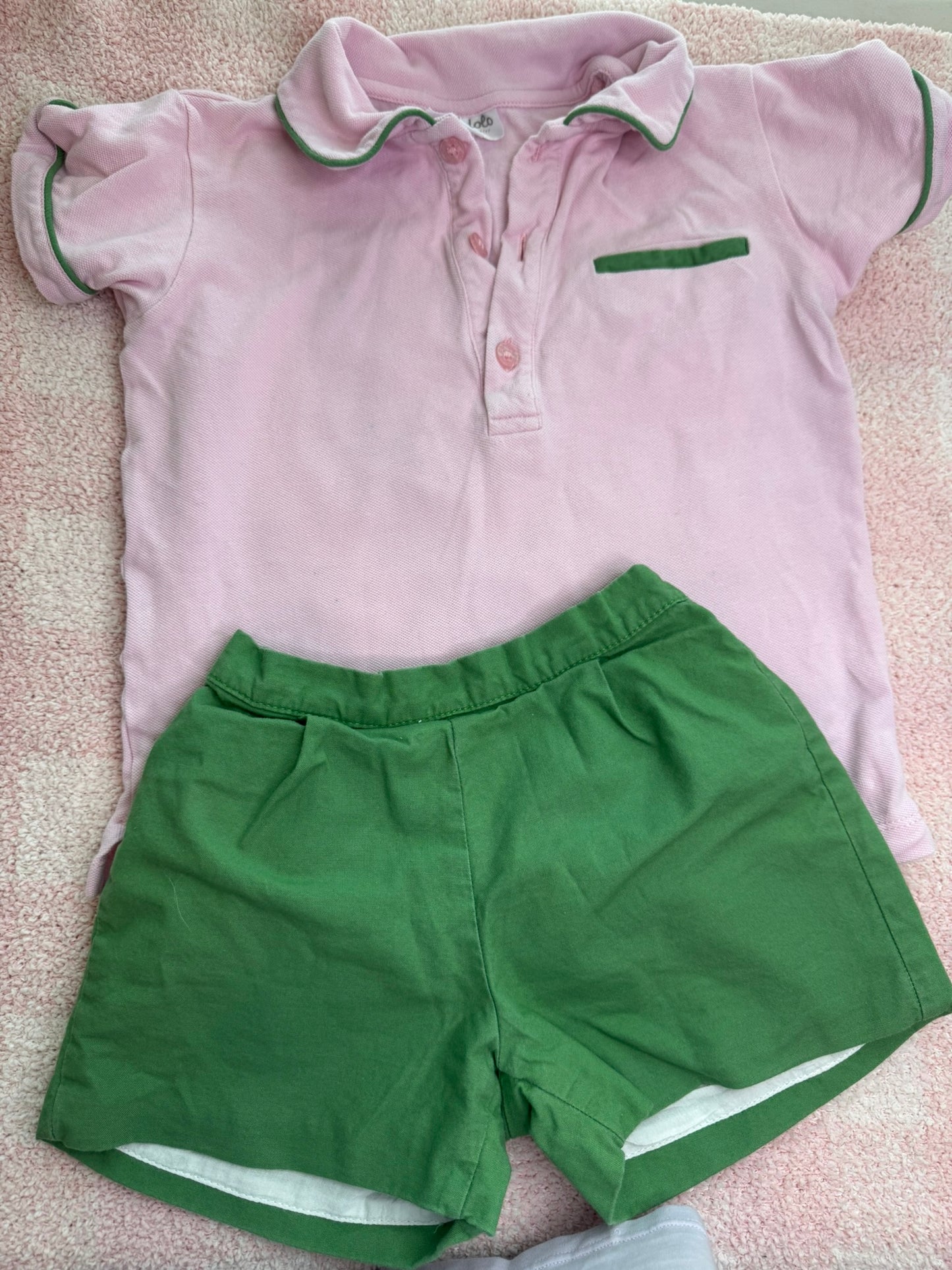 Boys Dondolo Polo and Shorts Set 3T