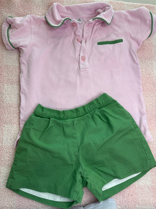 Boys Dondolo Polo and Shorts Set 3T